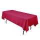 8' RED TABLE LINEN